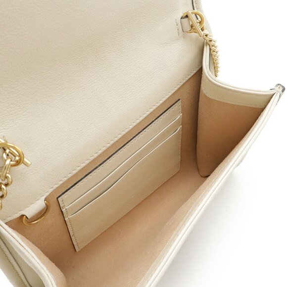 GUCCI Red Leather Shoulder Bag - Picture 7 of 9